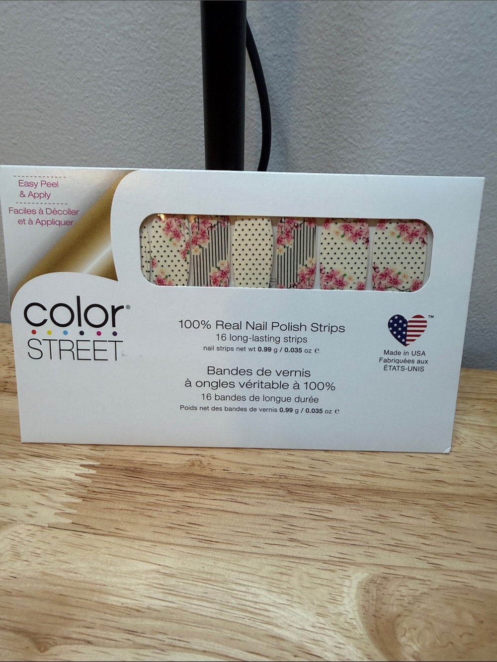 Color Street Sakura Festival Floral Nail Polish Strips NWT